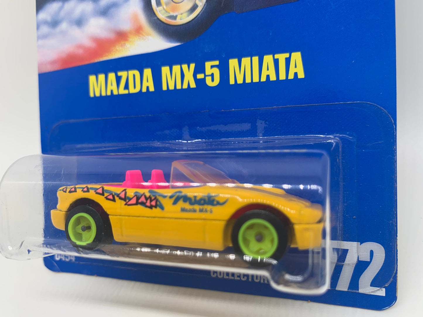 Hot Wheels Mazda MX-5 Miata Yellow Collectable Miniature Scale Model Toy Car Perfect Birthday Gift