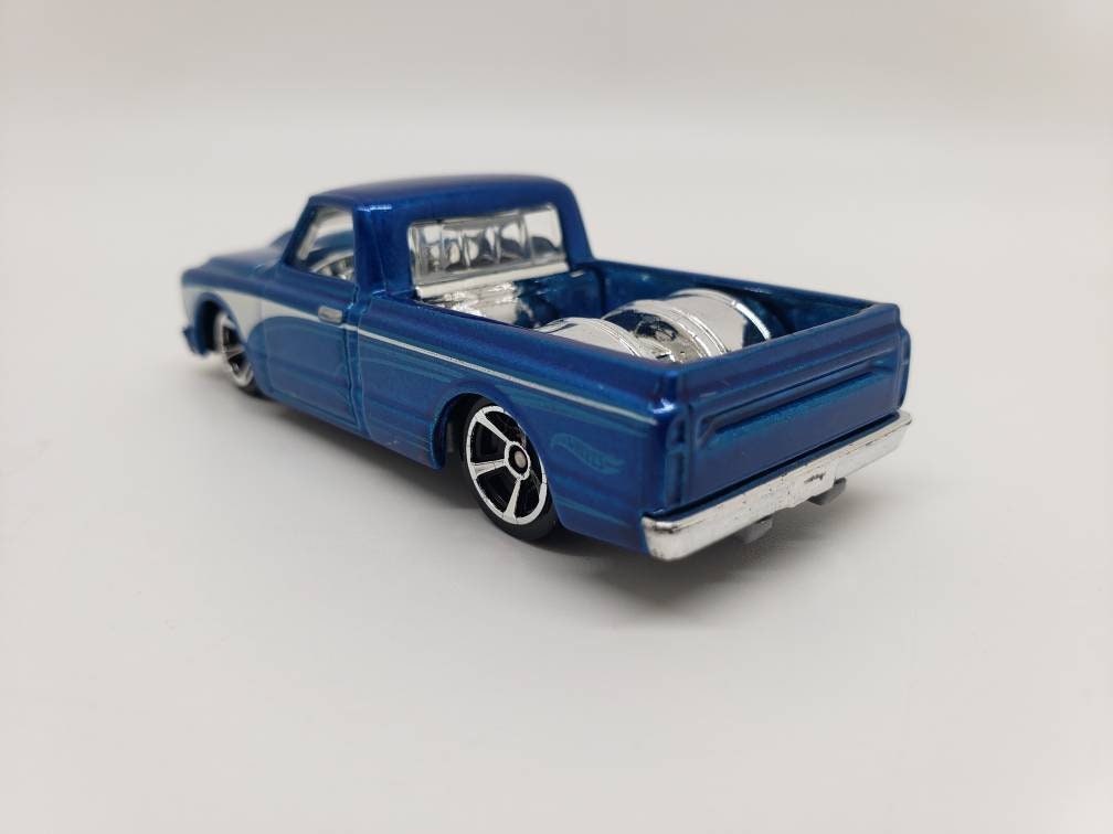 Hot wheels '67 Chevy C10 Lowrider Blue HW Hot Trucks Perfect Birthday Gift Miniature Collectible Scale Model Toy Car