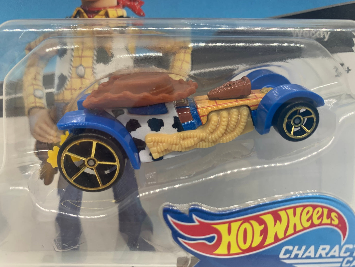 Hot Wheels Sheriff Woody Toy Story Blue Disney Character Cars Perfect Birthday Gift Miniature Collectable Model Toy Car