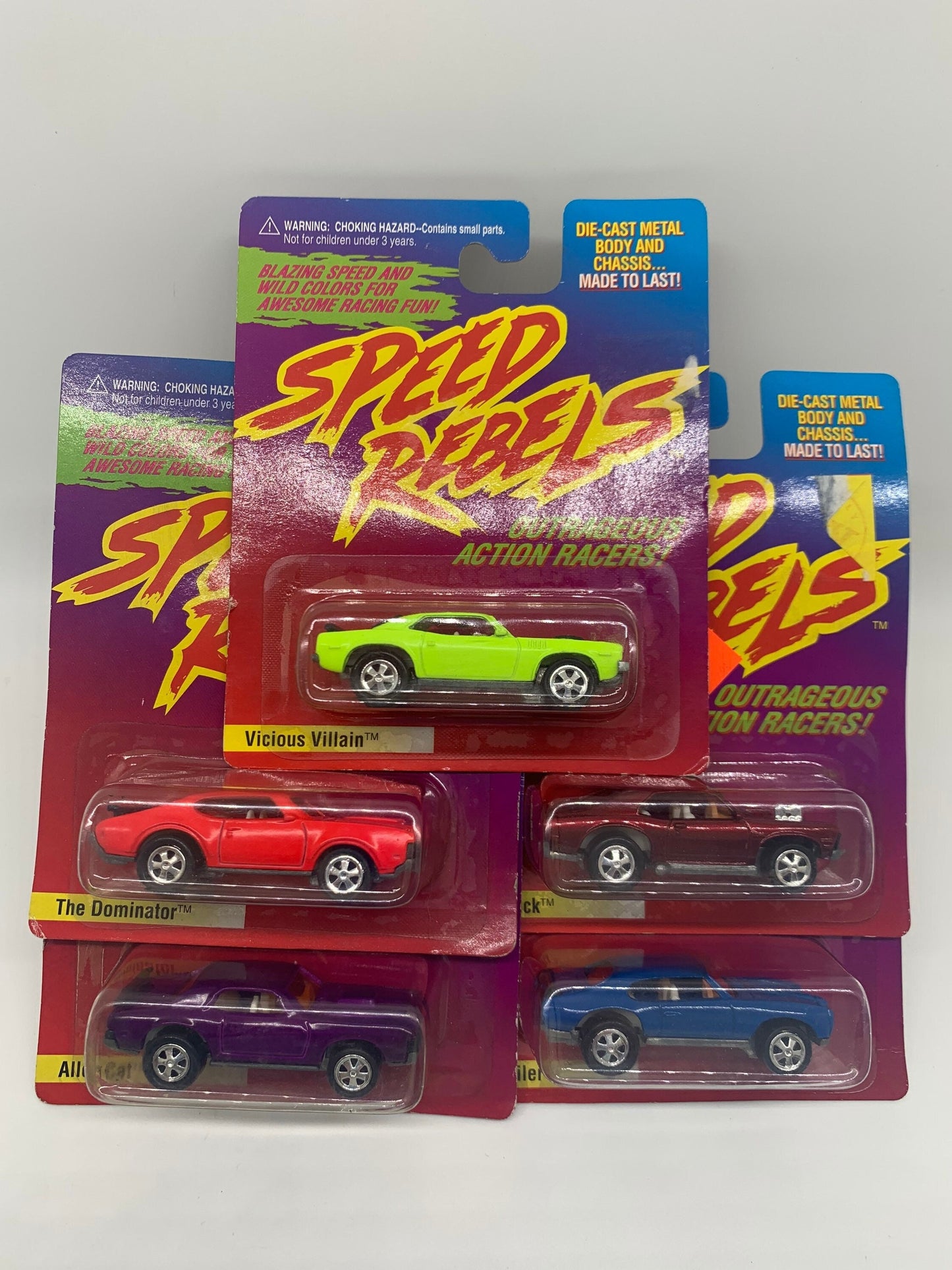 Speed Rebels Muscle Car Collectable Scale Model Miniature Toy Car Lot Perfect Birthday Gift