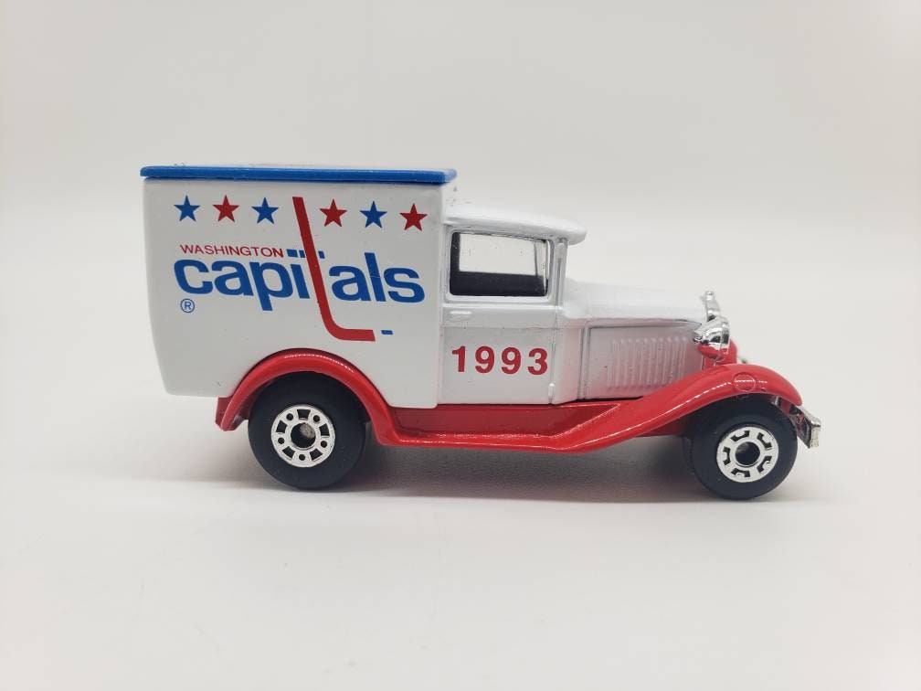 Matchbox Washington Capitals Model A Ford Van White Team Collectible Miniature Scale Model Toy Car Perfect Birthday Gift