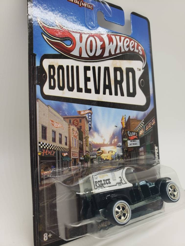 Hot Wheels Paddy Wagon Copper Stopper Boulevard Miniature Collectable Scale Model Toy Car Perfect Birthday Gift