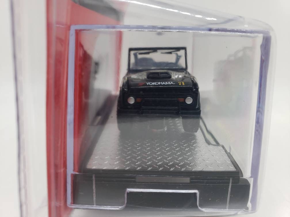 M2 Machines 1971 Ford Bronco Black Yokohama Ford Performance Limited Edition Miniature Collectible Scale Model Toy Car Christmas Gift