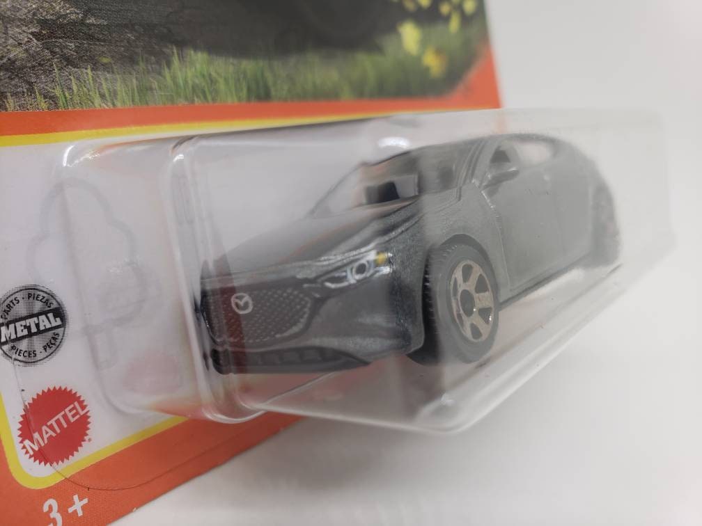 Matchbox Mazda3 Metalflake Gray MBX Highway Miniature Collectable Scale Model Toy Car Perfect Birthday Gift