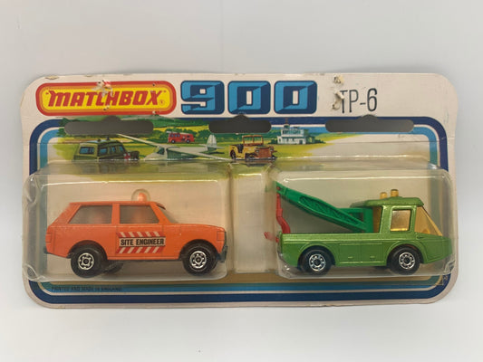 Matchbox Site Engineer Toe Joe Tow Truck Wrecker 900 TP-6 Perfect Birthday Gift Miniature Collectable Model Toy Car