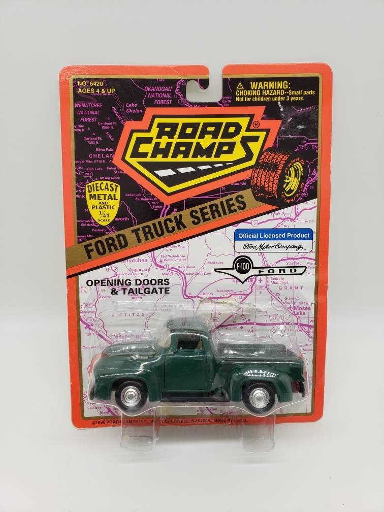 Road Champs 1956 Ford F100 Pickup Truck collectible 1/43 scale diecast metal car