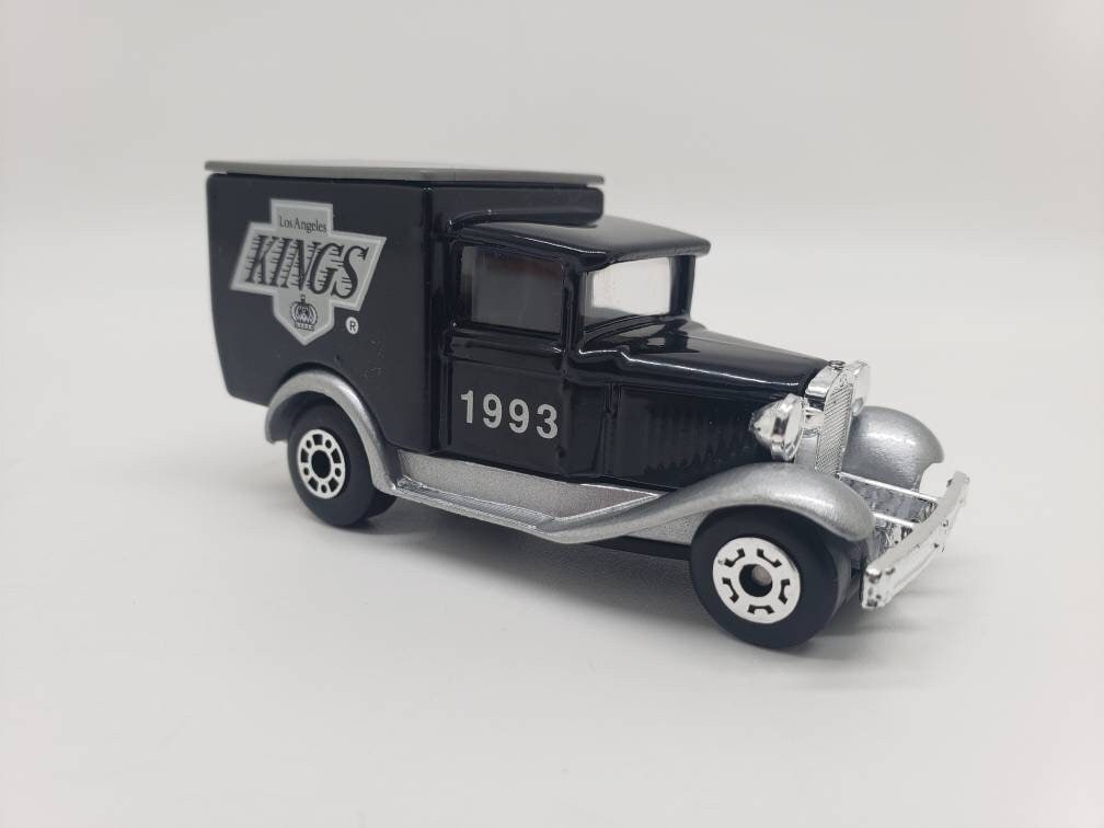 Matchbox Los Angeles Kings Model A Ford Van Black Team Collectible Miniature Scale Model Toy Car Perfect Birthday Gift