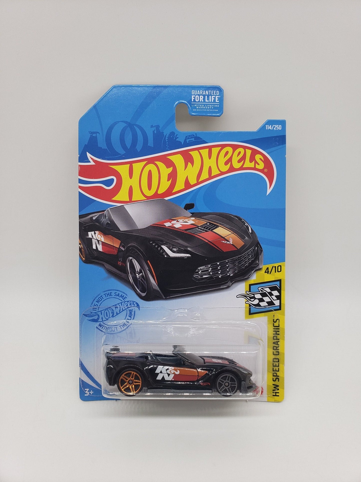 Hot Wheels Corvette C7 Z06 Convertible Black HW Speed Graphics Birthday Gift Miniature Collectable Model Toy Car