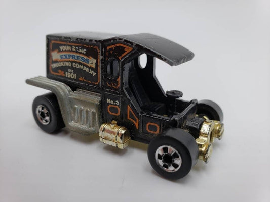 Hot Wheels T-Totaller Ford Model T Van Black Flying Colors Perfect Birthday Gift Miniature Collectable Model Toy Car