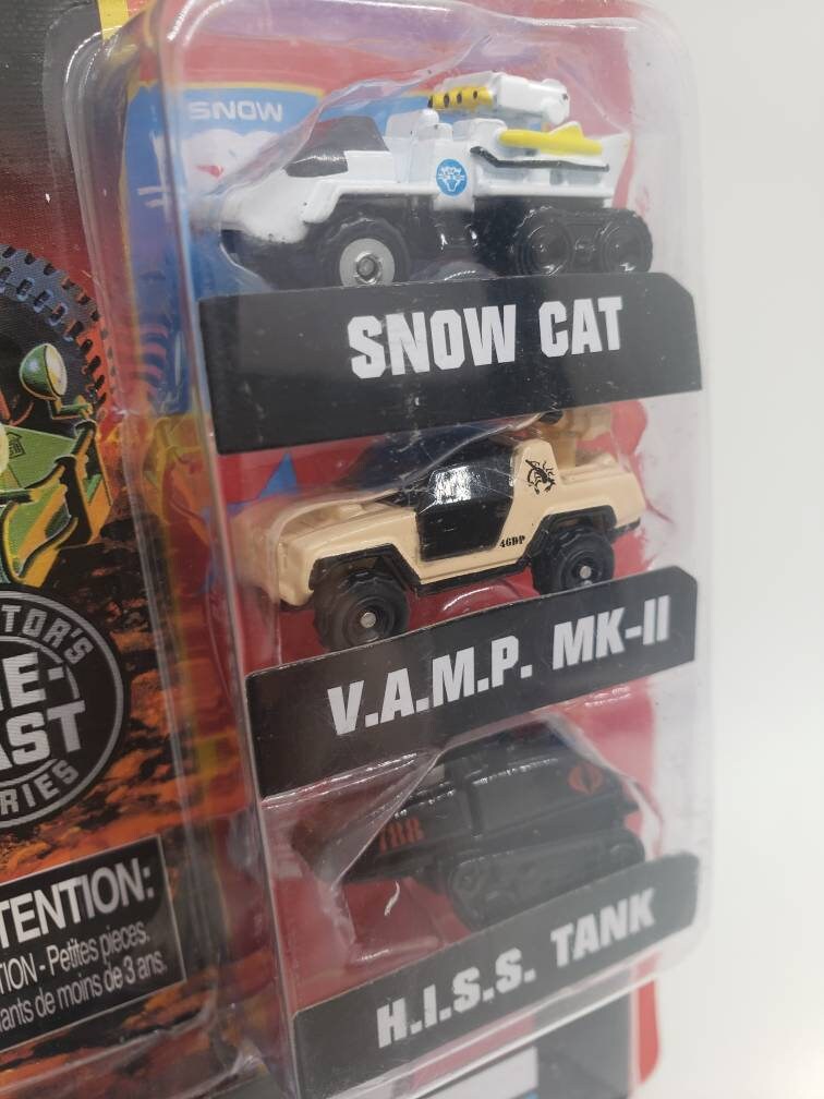 GIJOE Snow Cat White Nano Hollywood Rides Jada Collectable Miniature Scale Model Toy Car Perfect Birthday Gift