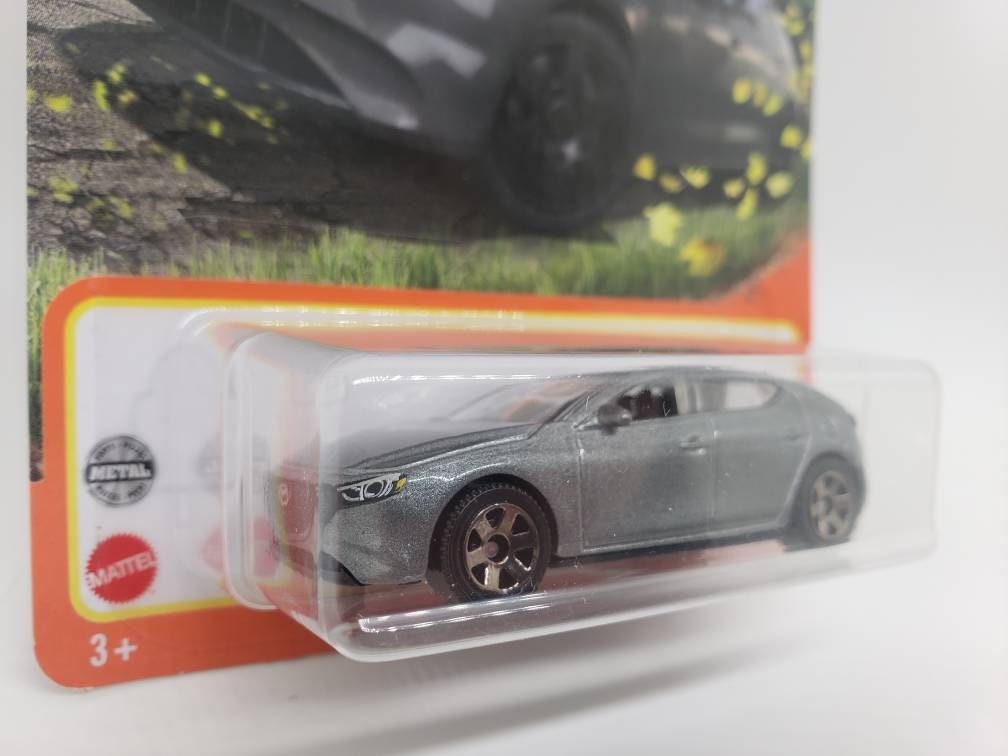Matchbox Mazda3 Metalflake Gray MBX Highway Miniature Collectable Scale Model Toy Car Perfect Birthday Gift