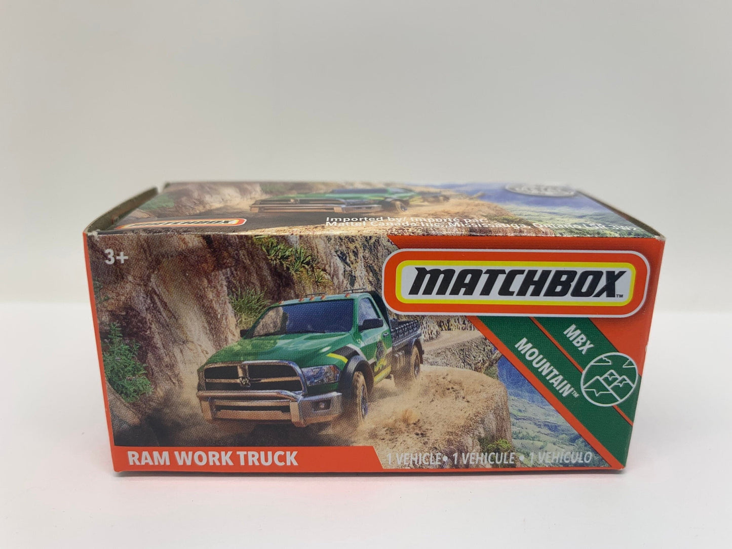 Matchbox Ram Work Truck Green MBX Mountain Perfect Birthday Gift Miniature Collectable Model Toy Car