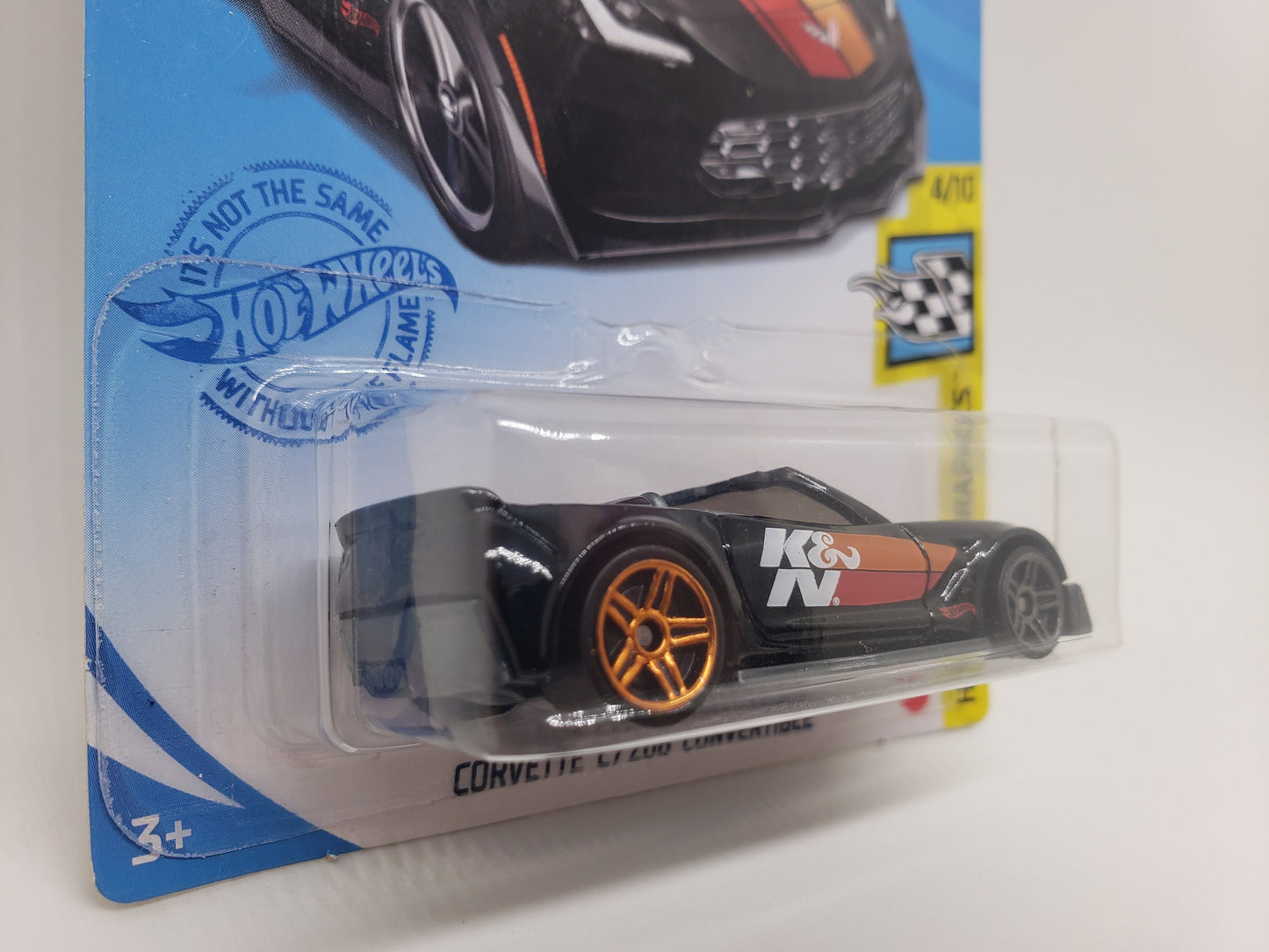 Hot Wheels Corvette C7 Z06 Convertible Black HW Speed Graphics Birthday Gift Miniature Collectable Model Toy Car
