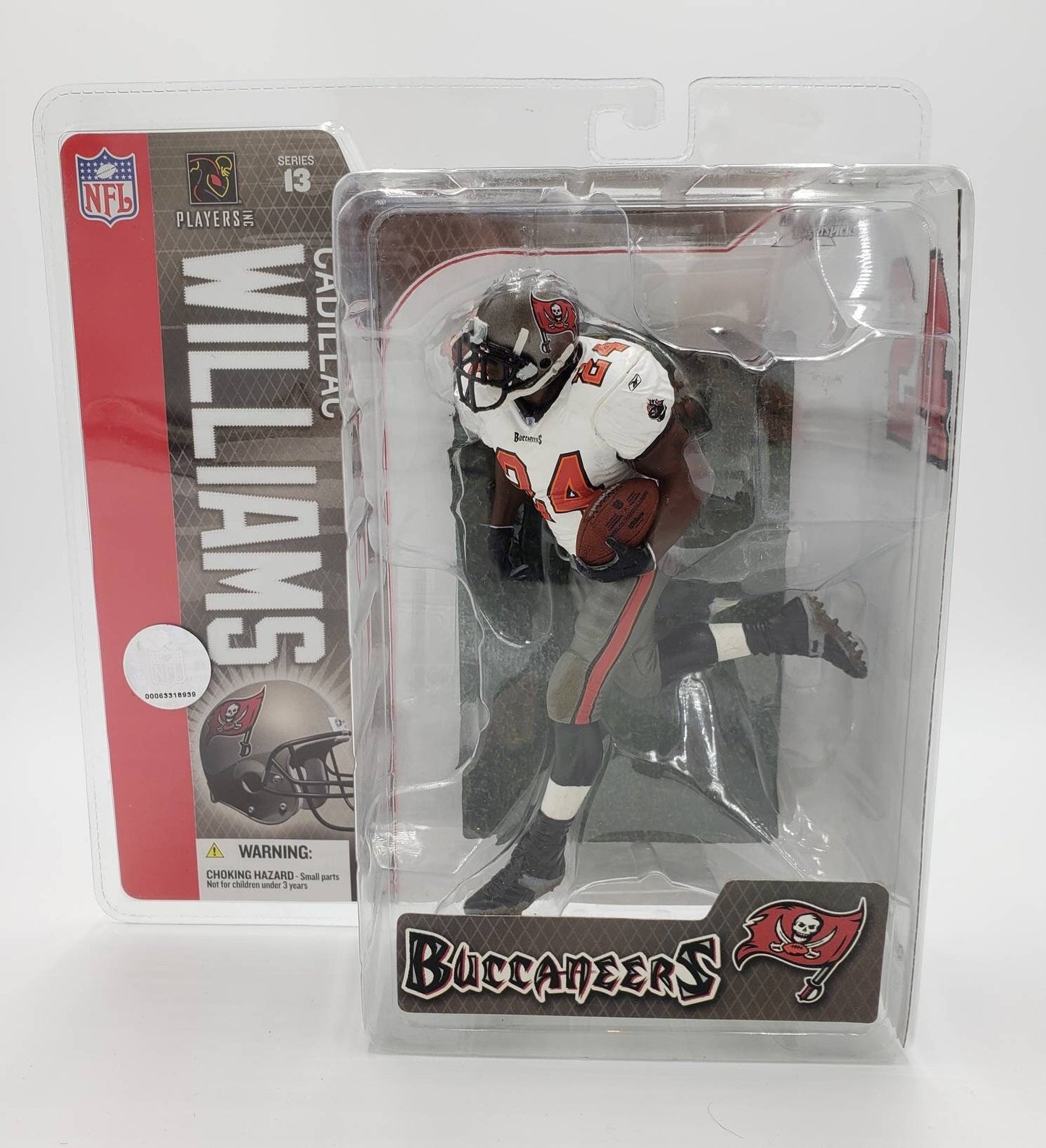 McFarlane Cadillac Williams Tampa Bay Buccaneers Perfect Birthday Gift Collectible NFL Action Figure