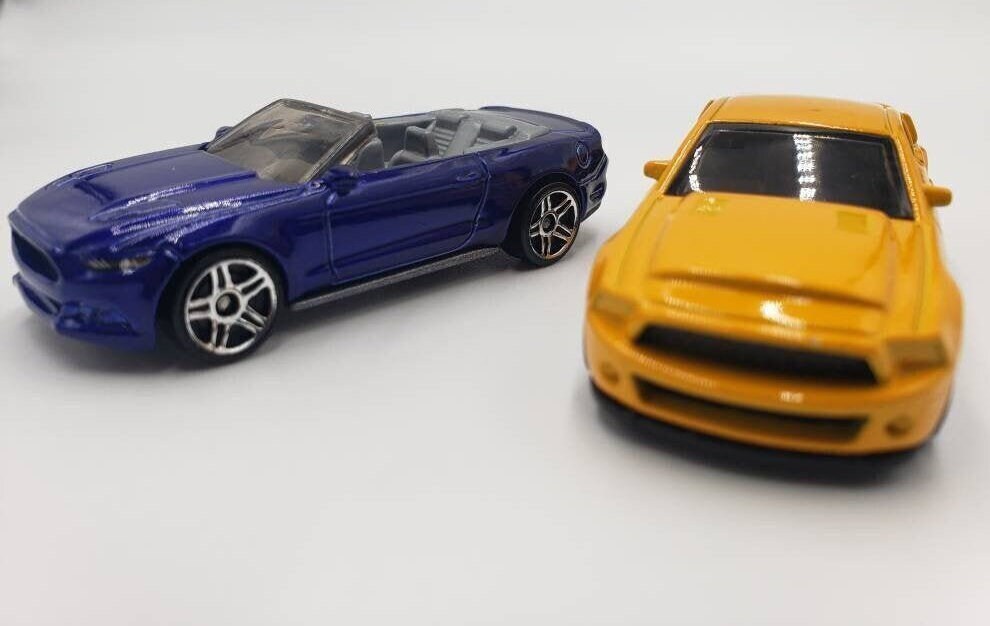 Hot Wheels Mustang Shelby Cobra GT 500 Super Snake Yellow Miniature Collectible Scale Model Toy Car Perfect Gift