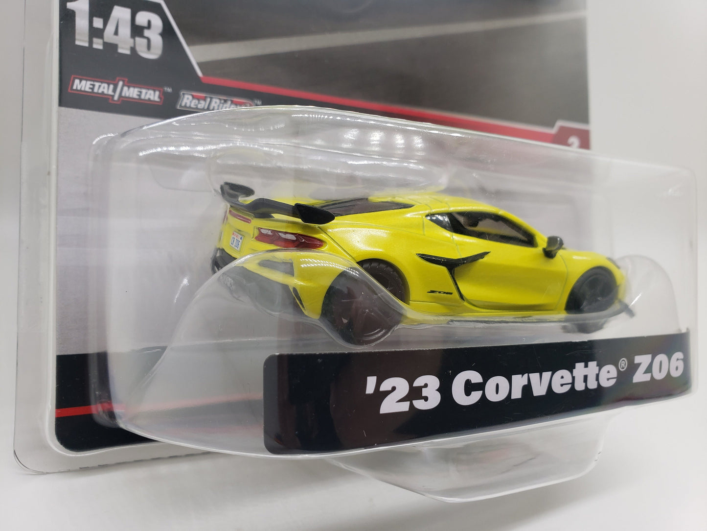 Hot Wheels 23 Corvette ZO6 Accelerate Yellow Perfect Birthday Gift Miniature Collectable 143 Scale Model Toy Car