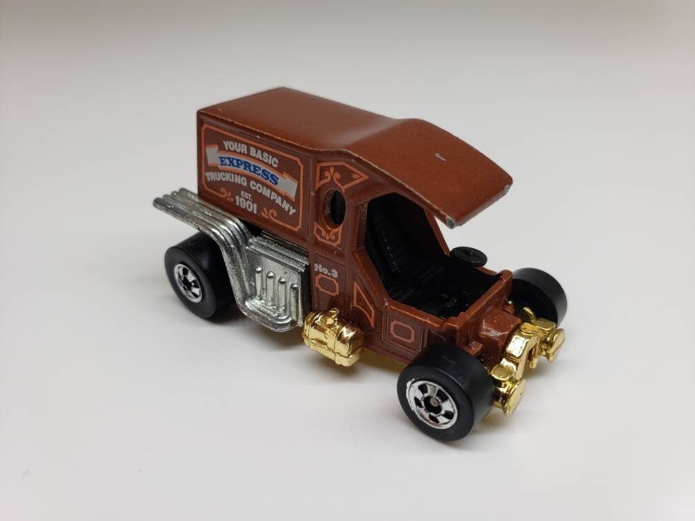 Hot Wheels T-Totaller Ford Model T Van Brown Perfect Birthday Gift Miniature Collectable Toy Car
