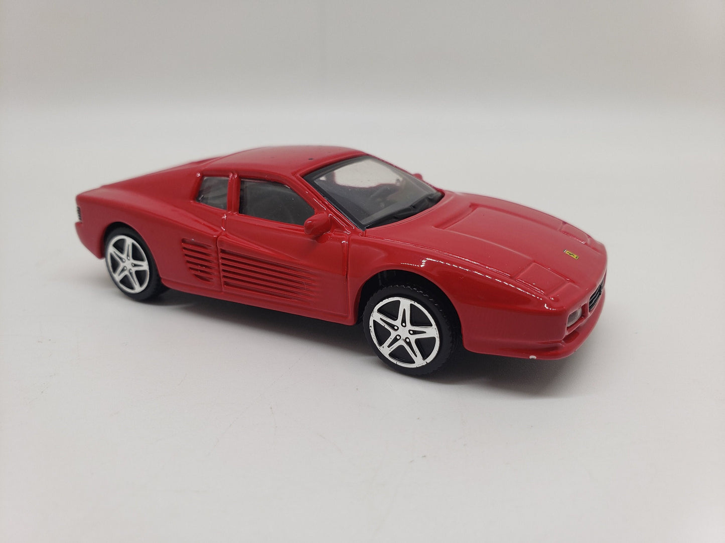 Burago 1992 Ferrari 512 TR Red Vintage Collectable Scale Model Miniature Toy Car Perfect Birthday Gift