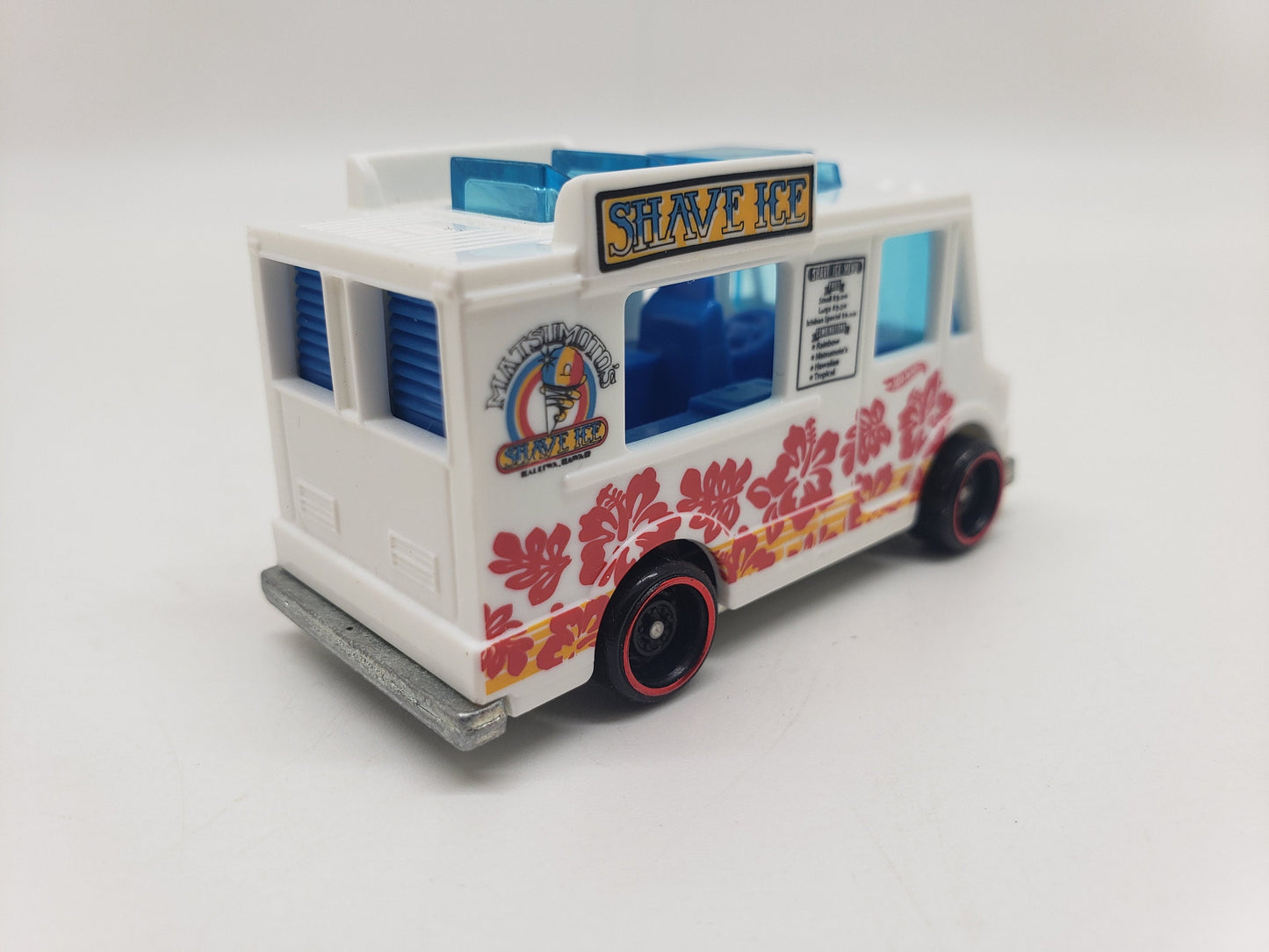 Hot Wheels Good Humor Truck Quick Bite White Hawaii Floral HW Metro Perfect Birthday Gift Miniature Collectable Scale Model Toy Car