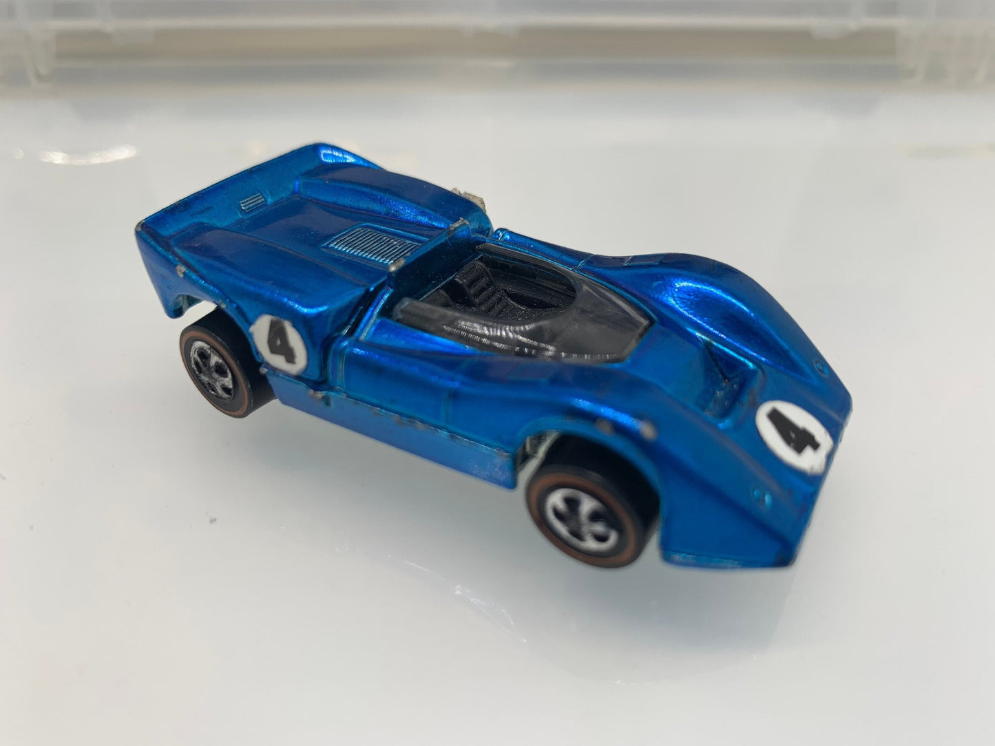 1969 Redline McLaren M6A Blue Hot Wheels Collectable Scale Model Miniature Toy Car Perfect Birthday Gift