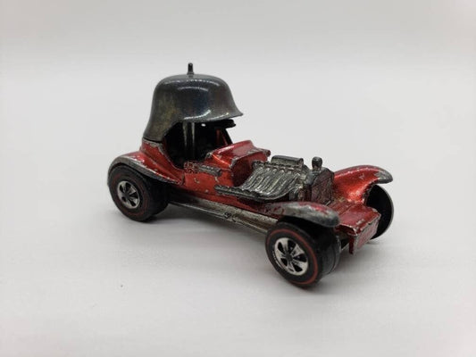 1970 Redline Red Baron Spectraflame Red Hot Wheels Collectable Scale Model Miniature Toy Car Perfect Birthday Gift