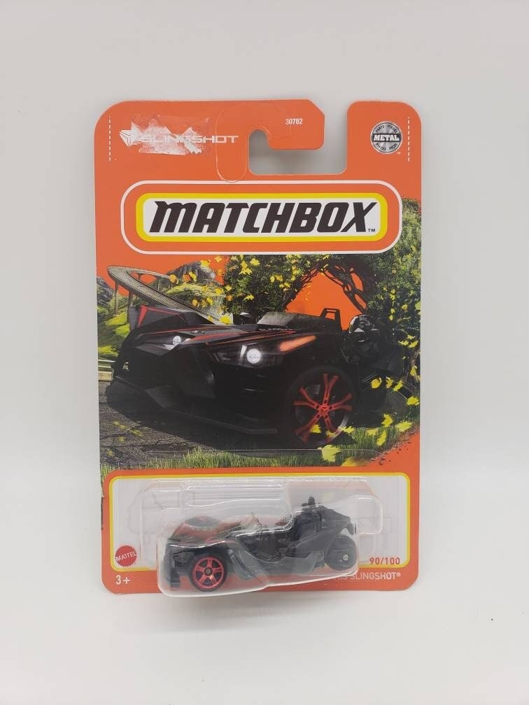 Matchbox Polaris Slingshot Matte Black MBX Highway Perfect Birthday Gift Miniature Replica Collectable Scale Model Toy Car