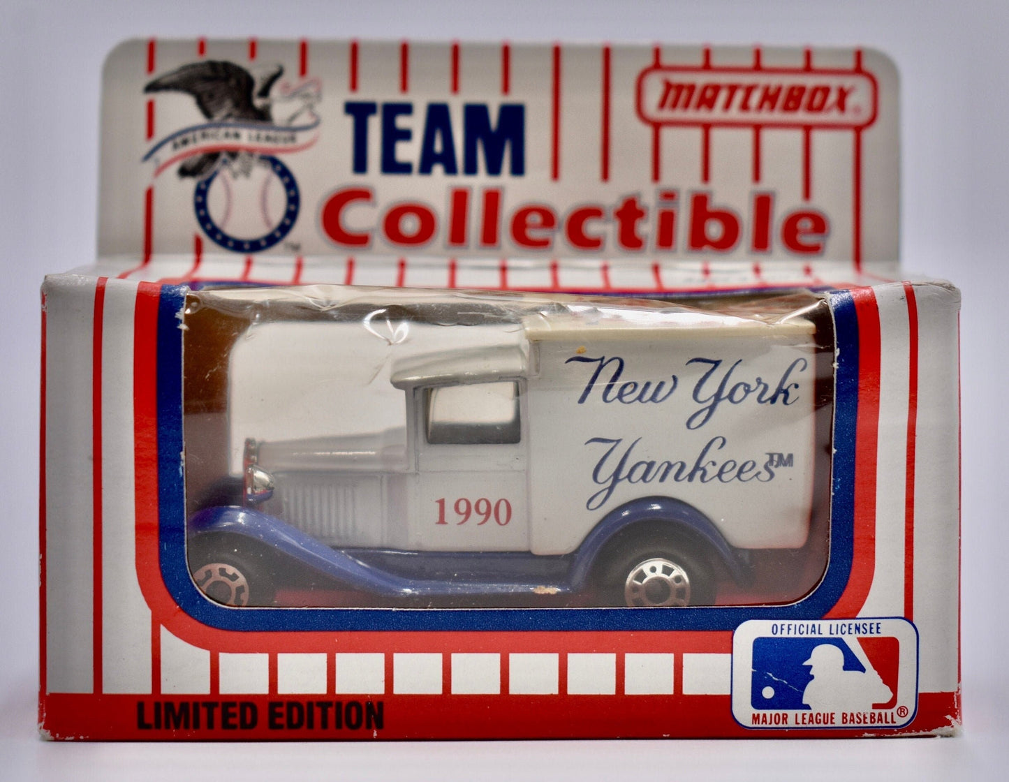 Matchbox New York Yankees Model A Ford Van White Team Collectible Miniature Scale Model Toy Car Perfect Birthday Gift