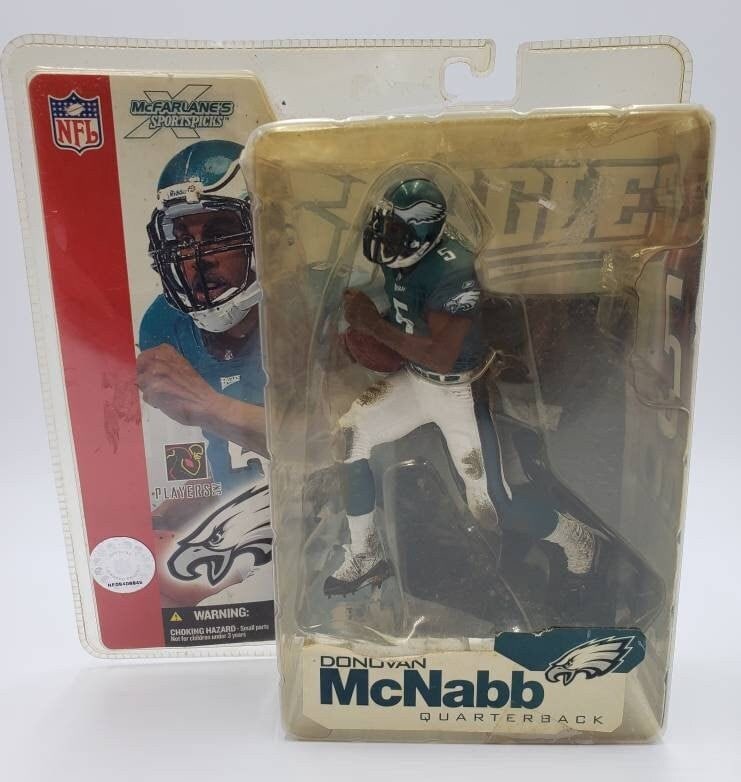 Donovan McNabb Philadelphia Eagles Green McFarlane Toys Collectable NFL Action Figure Perfect Birthday Gift Man Cave Football Decor