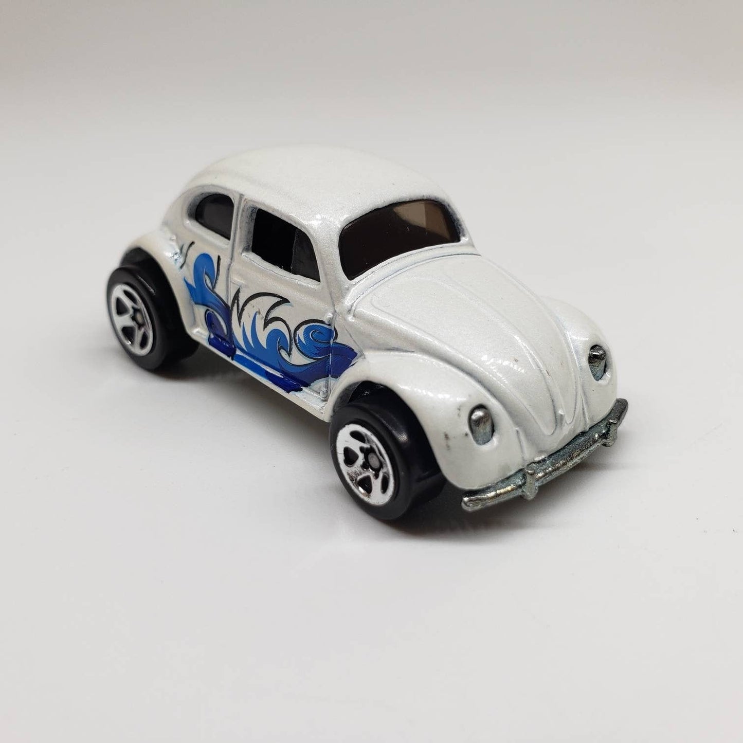 Hot Wheels VW Bug White Open Stock Volkswagen Beetle Collectible Miniature Scale Model Toy Car Perfect Birthday Gift
