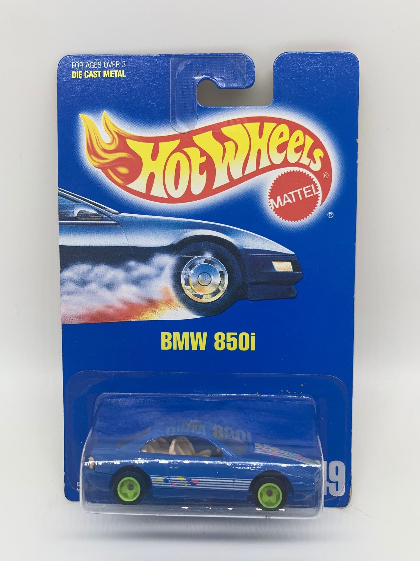 Hot Wheels BMW 850i Blue Collector #149 Miniature Collectable Model Toy Car Perfect Birthday Gift