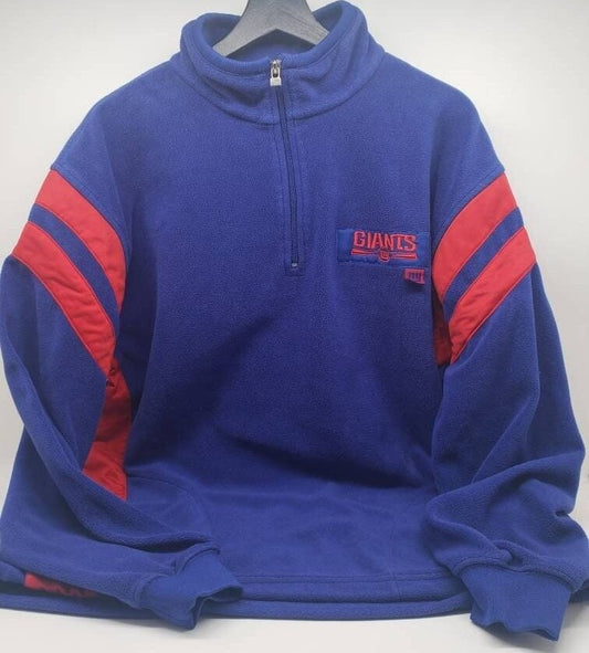 New York Giants Fleece Pullover Sweater Adult Size XL Blue NYG Sportswear Vintage Collectable NFL Memorabilia Perfect Birthday Gift