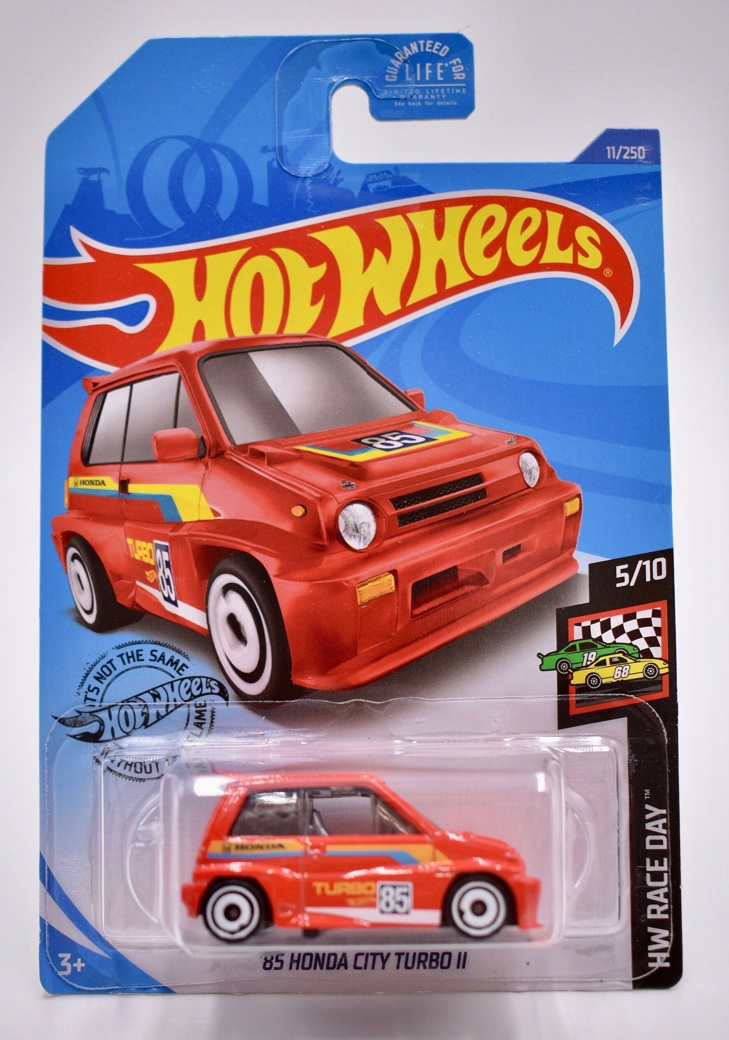 Hot Wheels '85 Honda City Turbo II Red HW Race Day Perfect Birthday Gift Miniature Model Toy Car