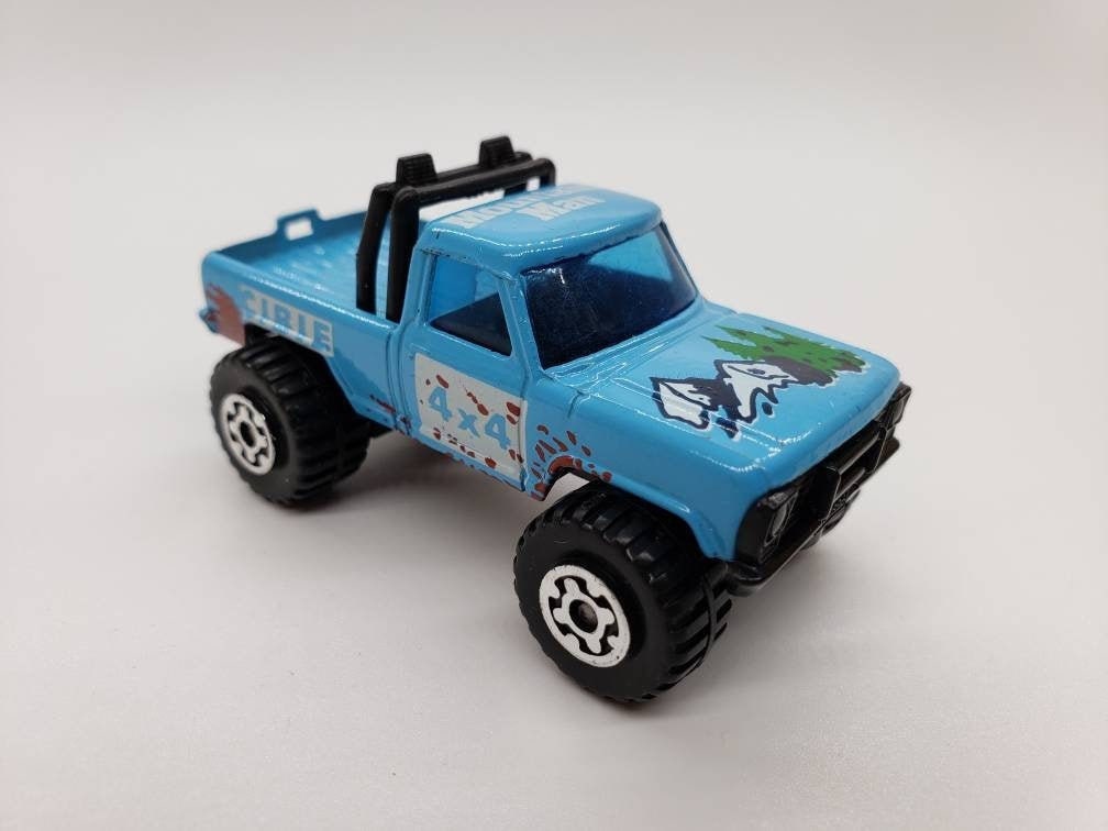 Matchbox 4x4 Mini Pickup CIBIE Mountain Man Blue 1-75 Series Perfect Birthday Gift Miniature Collectable Model Toy Car