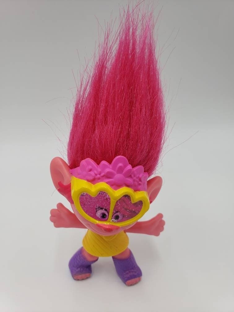 Princess Poppy Action Figure Pink Trolls World Tour Perfect Birthday Gift Collectable Miniature Scale Model Toy Figure