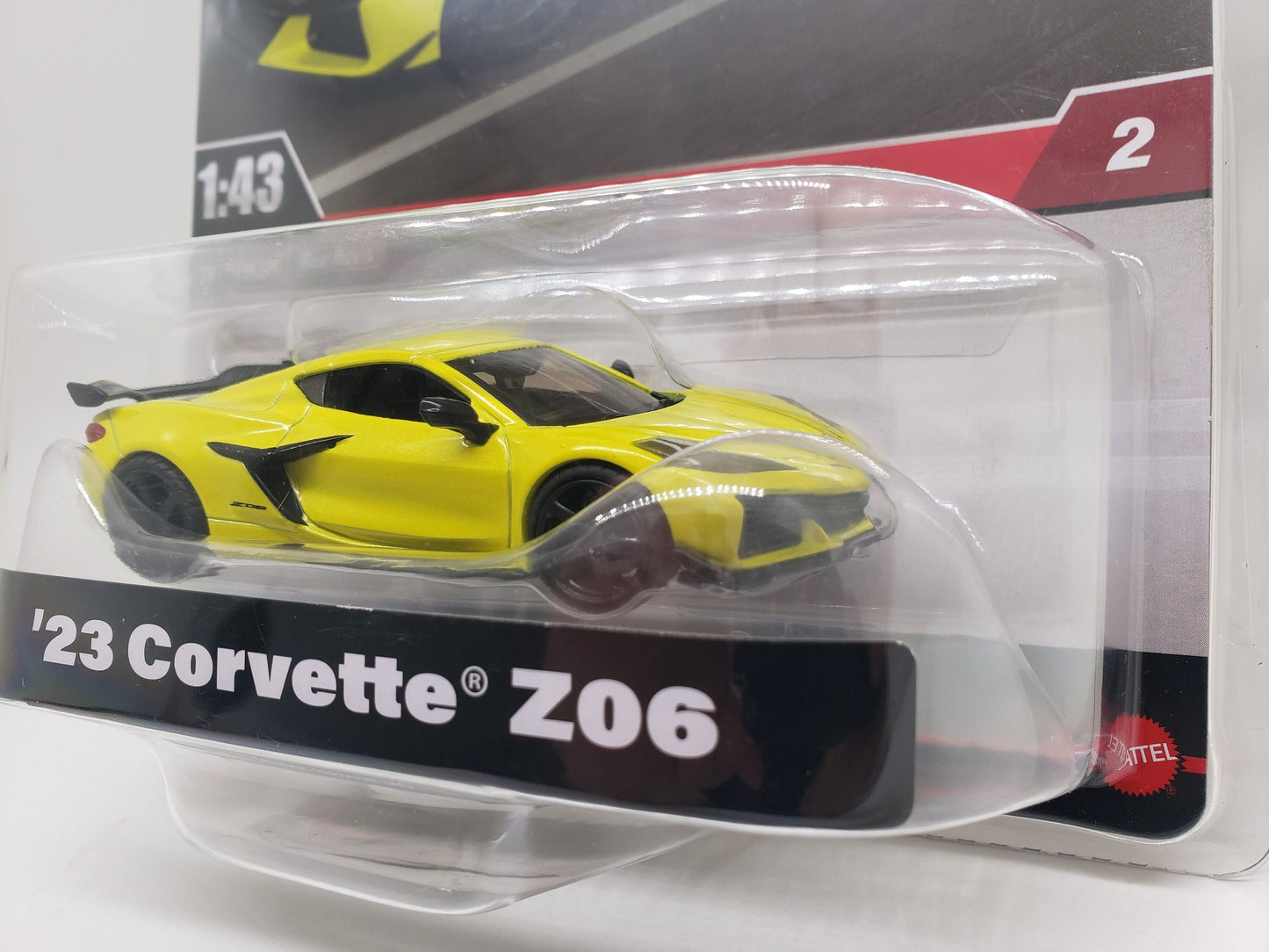Hot Wheels 23 Corvette ZO6 Accelerate Yellow Perfect Birthday Gift Miniature Collectable 143 Scale Model Toy Car