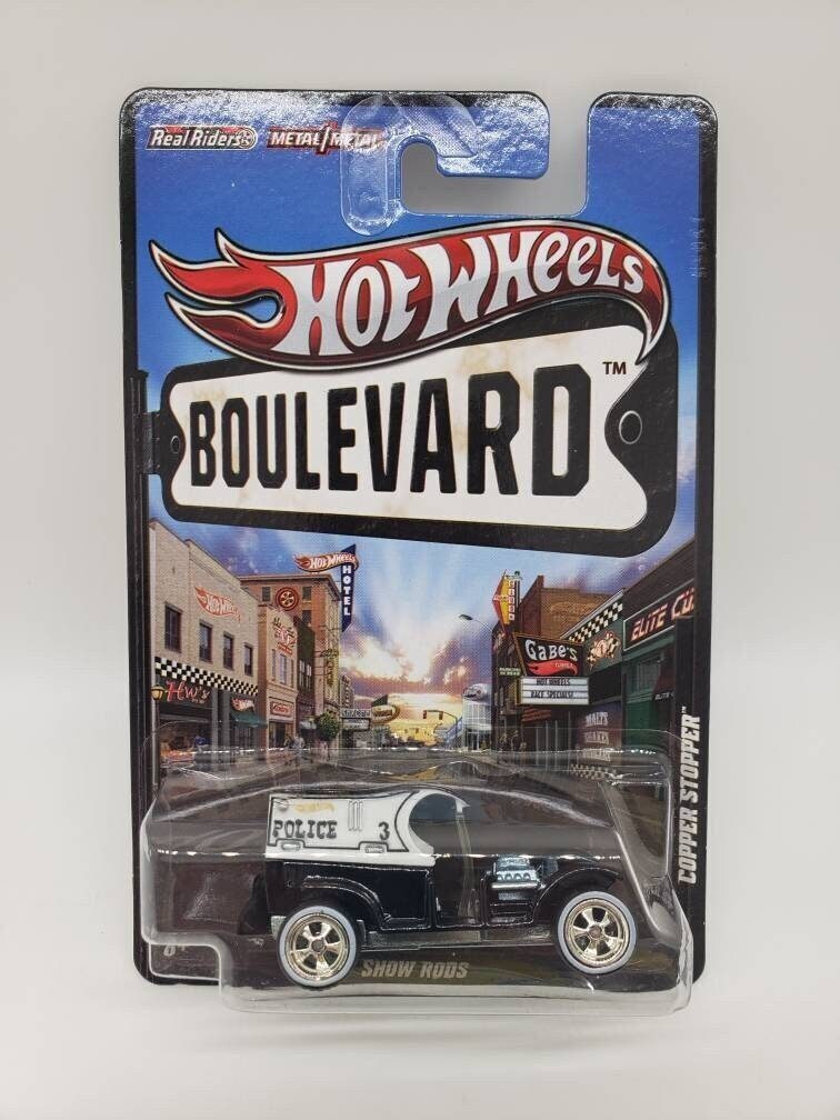 Hot Wheels Paddy Wagon Copper Stopper Boulevard Miniature Collectable Scale Model Toy Car Perfect Birthday Gift