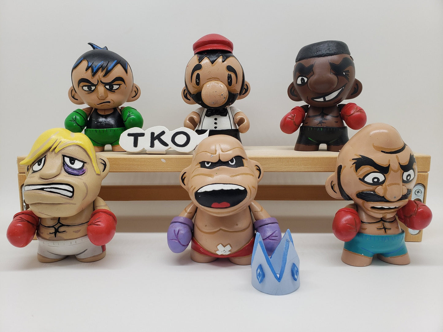 Mike Tyson's Punch-Out!! Rare Collectible Designer Art Vinyl Toy Figure Custom Kidrobot Perfect Birthday Gift